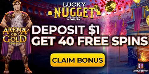 Lucky Nugget Casino: ️ Get 40 Free Spins for $1.